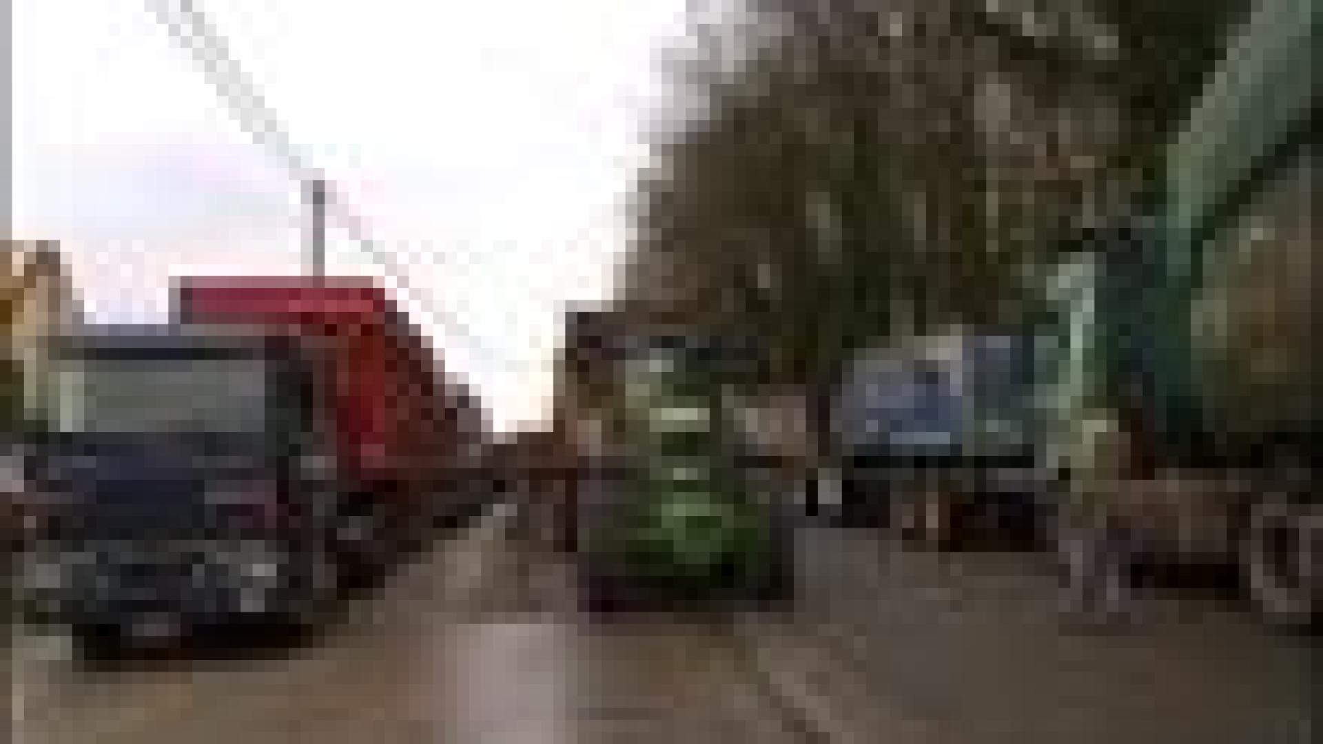 Hollogne sur Geer: manifestation d'agriculteurs